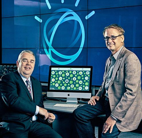 On February 1, 2017, H&R Block CEO Bill Cobb (left) and IBM SVP David Kenny (right) announced that H&R Block's tax professionals at approximately 10,000 branch offices across the U.S. will use a new, consumer-facing technology that incorporates IBM Watson - the largest deployment of Watson in retail locations. The new technology will help H&R Block tax professionals deliver the best outcome for each client's unique tax situation. (Photo by Guerin Blask)