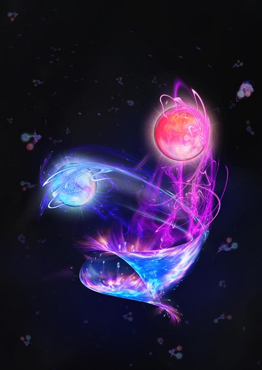 CAPTION Researchers simulated the creation of elementary particle pairs out of the vacuum by using a quantum computer. CREDIT IQOQI/Harald Ritsch CAPTION Researchers simulated the creation of elementary particle pairs out of the vacuum by using a quantum computer. CREDIT IQOQI/Harald Ritsch