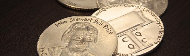 The John Stewart Bell Prize for Research on Fundamental Issues in Quantum Mechanics and their Applications, awarded by the University of Toronto. The John Stewart Bell Prize for Research on Fundamental Issues in Quantum Mechanics and their Applications, awarded by the University of Toronto.