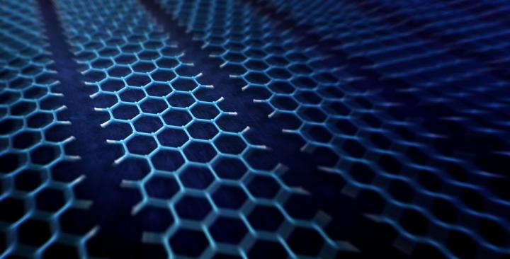 Illustration of the molecular structure of the graphene nanoribbons prepared by UCLA chemistry professor Yves Rubin and colleagues.  CREDIT Courtesy of Yves Rubin