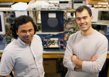 Nirav Dave PhD '11, left, and Myron King. Photo: Melanie Gonick Nirav Dave PhD '11, left, and Myron King. Photo: Melanie Gonick