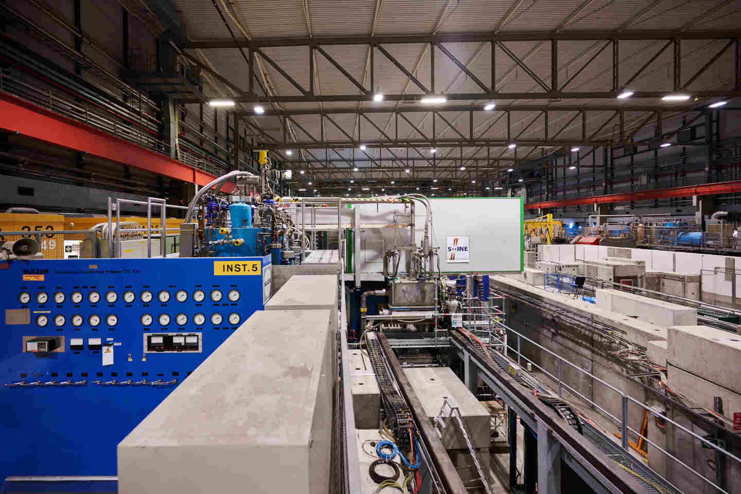The experimental hall where NA61/SHINE is located (Image: CERN) The experimental hall where NA61/SHINE is located (Image: CERN)