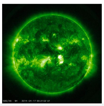 This is an image in the solar corona at 171 A.
