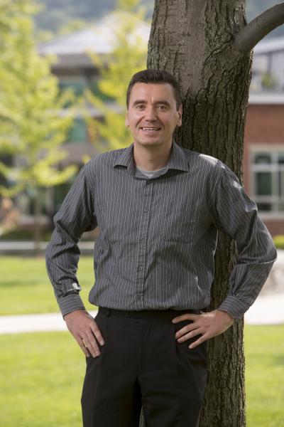 Kolmogorov and his international colleagues report this week on the successful synthesis of the first superconductor designed entirely on the computer. Credit: Jonathan Cohen Binghamton physicist creates first supercomputer-designed superconductor