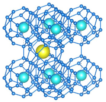Newly discovered crystal structure with high-Tc superconductivity. Image caption: Researchers from Japan have investigated high-temperature superconductivity in ternary hydrides of lanthanum and yttrium. Their study revealed multiple stable thermodynamic phases in Y–Ce–H and La–Ce–H systems. This could lead to the realization of high-temperature superconductors. Image credit: Ryo Maezono from JAIST. Newly discovered crystal structure with high-Tc superconductivity. Image caption: Researchers from Japan have investigated high-temperature superconductivity in ternary hydrides of lanthanum and yttrium. Their study revealed multiple stable thermodynamic phases in Y–Ce–H and La–Ce–H systems. This could lead to the realization of high-temperature superconductors. Image credit: Ryo Maezono from JAIST.