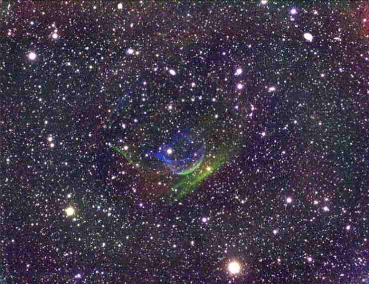 Astronomers using Condor and supercomputer technologies discovered extremely faint shells of ionized gas encompassing Z Camelopardalis, a dwarf nova. Astronomers using Condor and supercomputer technologies discovered extremely faint shells of ionized gas encompassing Z Camelopardalis, a dwarf nova.