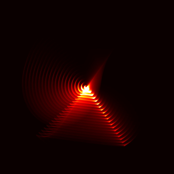 WR140 JWST image of concentric dust rings emanating from the WR140 binary [Credit/NASA-ESA-CSA-STScI-JPL-Caltech]  CREDIT NASA/ESA/CSA/STScI/JPL-Caltech