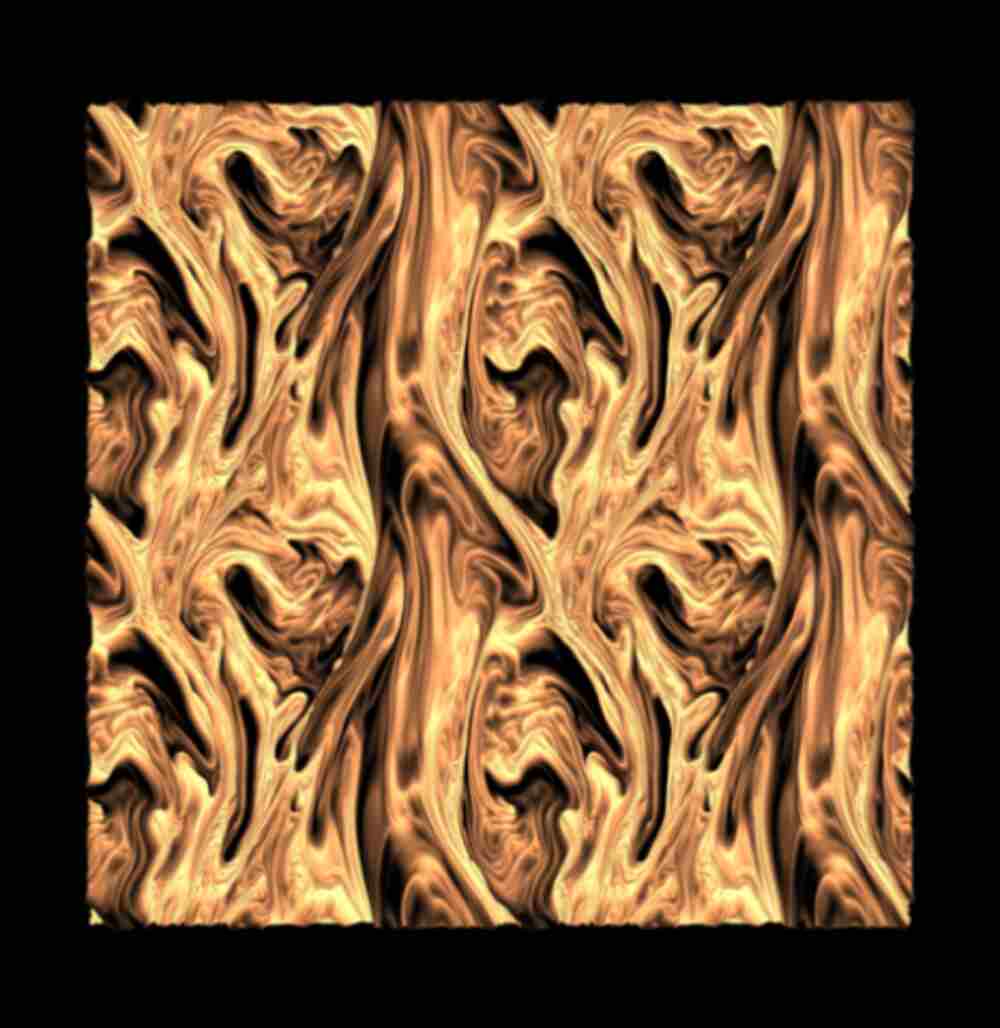 A polymer in elastic turbulent flow acts like a micro spring, getting stretched by the fluid motion before giving back energy to the fluid when contracting. Credit: Prof. Marco E. Rosti/OIST A polymer in elastic turbulent flow acts like a micro spring, getting stretched by the fluid motion before giving back energy to the fluid when contracting. Credit: Prof. Marco E. Rosti/OIST