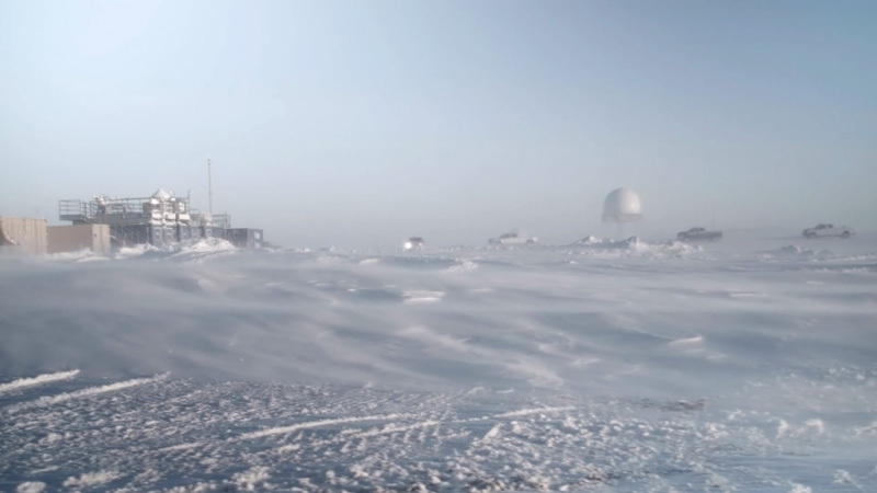 Oliktok Point research facility in Alaska, where the DAS experiment was headquartered. | Sandia National Laboratories