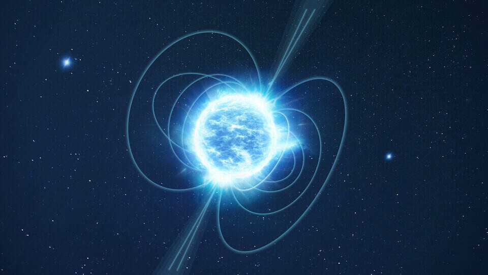 A neutron star A neutron star
