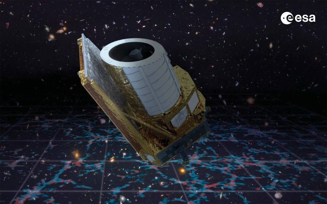 Euclid, the European Space Agency’s space telescope, will be launched on the first of July if everything goes to plan. During the coming six years, it will be mapping one third of the sky. (Image: ESA) Euclid, the European Space Agency’s space telescope, will be launched on the first of July if everything goes to plan. During the coming six years, it will be mapping one third of the sky. (Image: ESA)
