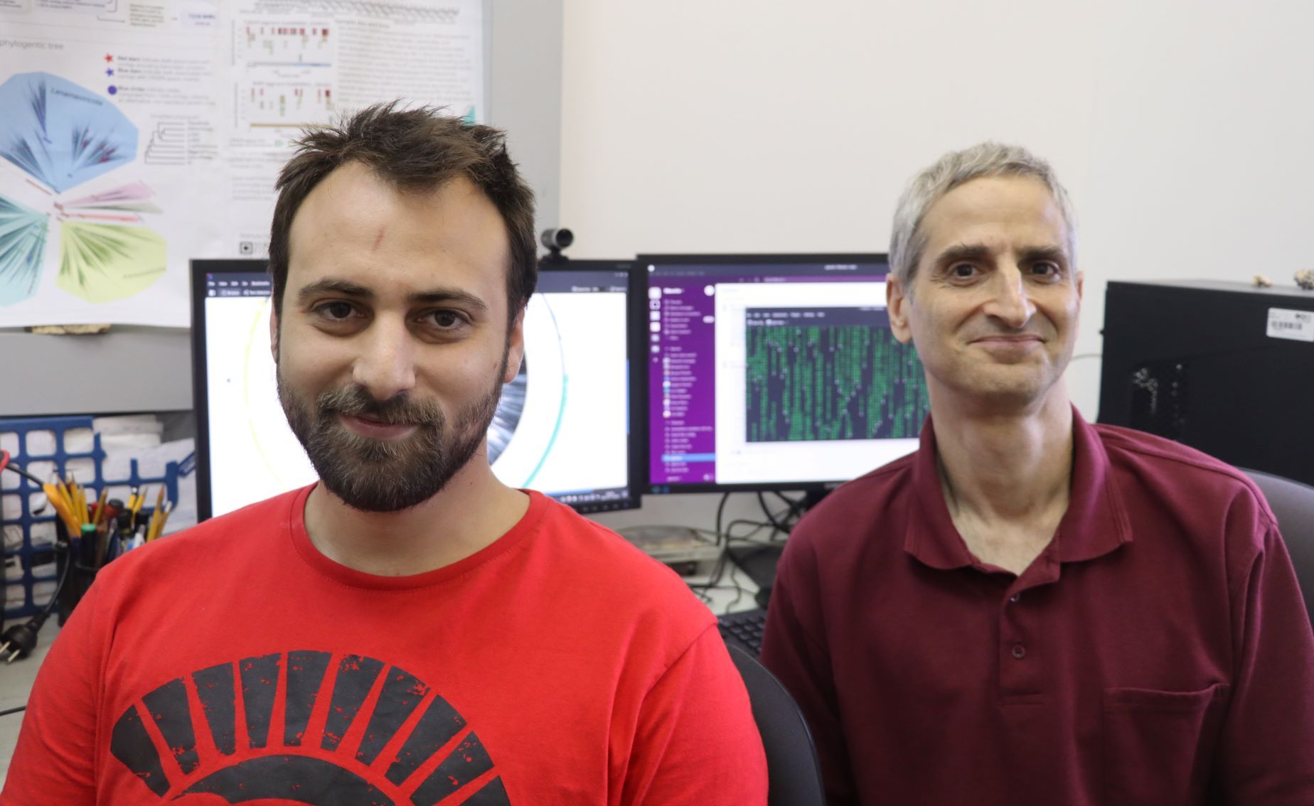 Left to Right: Uri Neri and Prof. Uri GophnaCredit: Tel Aviv University Left to Right: Uri Neri and Prof. Uri GophnaCredit: Tel Aviv University