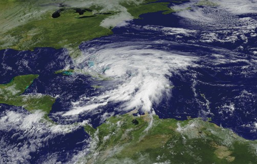 Professor Isaac Ginis uses Hurricane Sandy as a model to simulate hurricane impacts on the Rhode Island coast.
