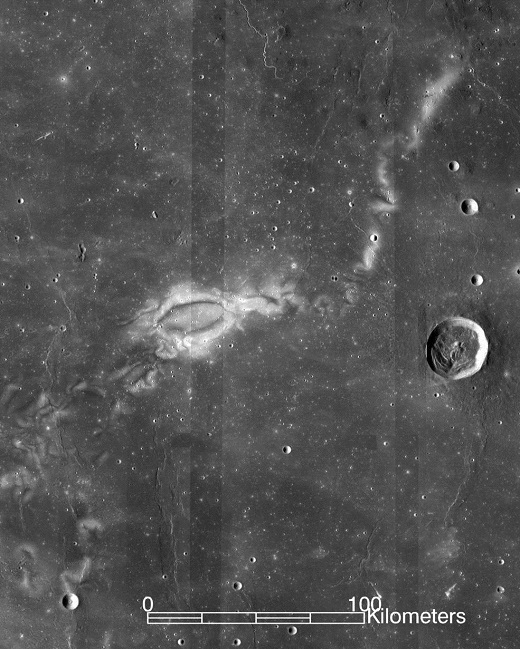 This is an image of the Reiner Gamma lunar swirl from NASA's Lunar Reconnaissance Orbiter. This is an image of the Reiner Gamma lunar swirl from NASA's Lunar Reconnaissance Orbiter.