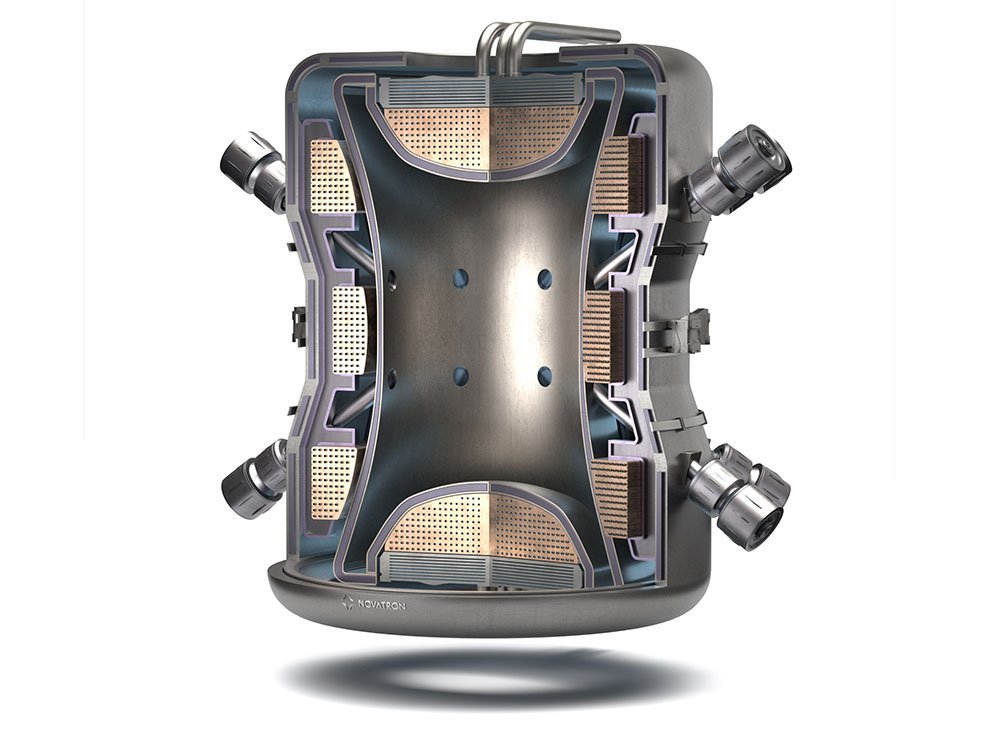 A depiction of the Novatron nuclear fusion reactor. (Image: Novatron Fusion Group AB) A depiction of the Novatron nuclear fusion reactor. (Image: Novatron Fusion Group AB)