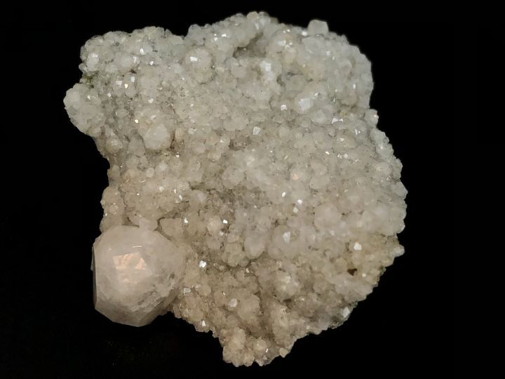 Natural zeolite mineral originating from Croft Quarry in Leicester, England